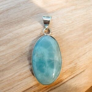 Larimar Gemstone Pendant